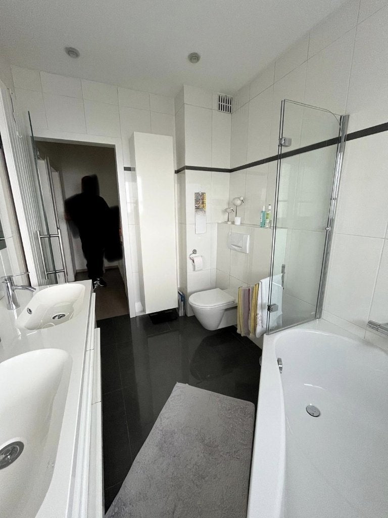 Complete moderne badkamer te koop, alles in één lot!, Ophalen, Gebruikt, Met bad