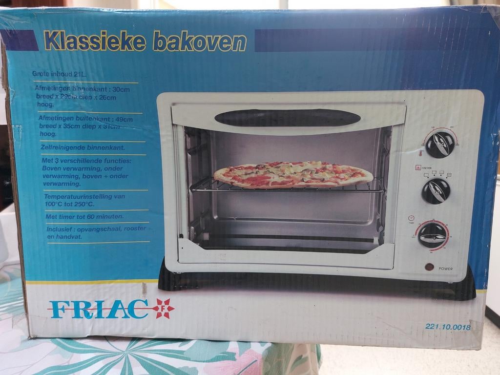 bakoven Friac, Elektronische apparatuur, Ophalen