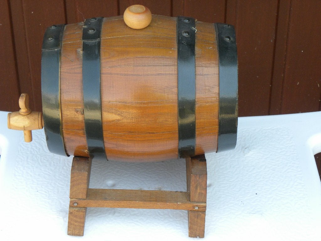 Ancien Petit tonneau en bois., Antiquités & Art, Enlèvement
