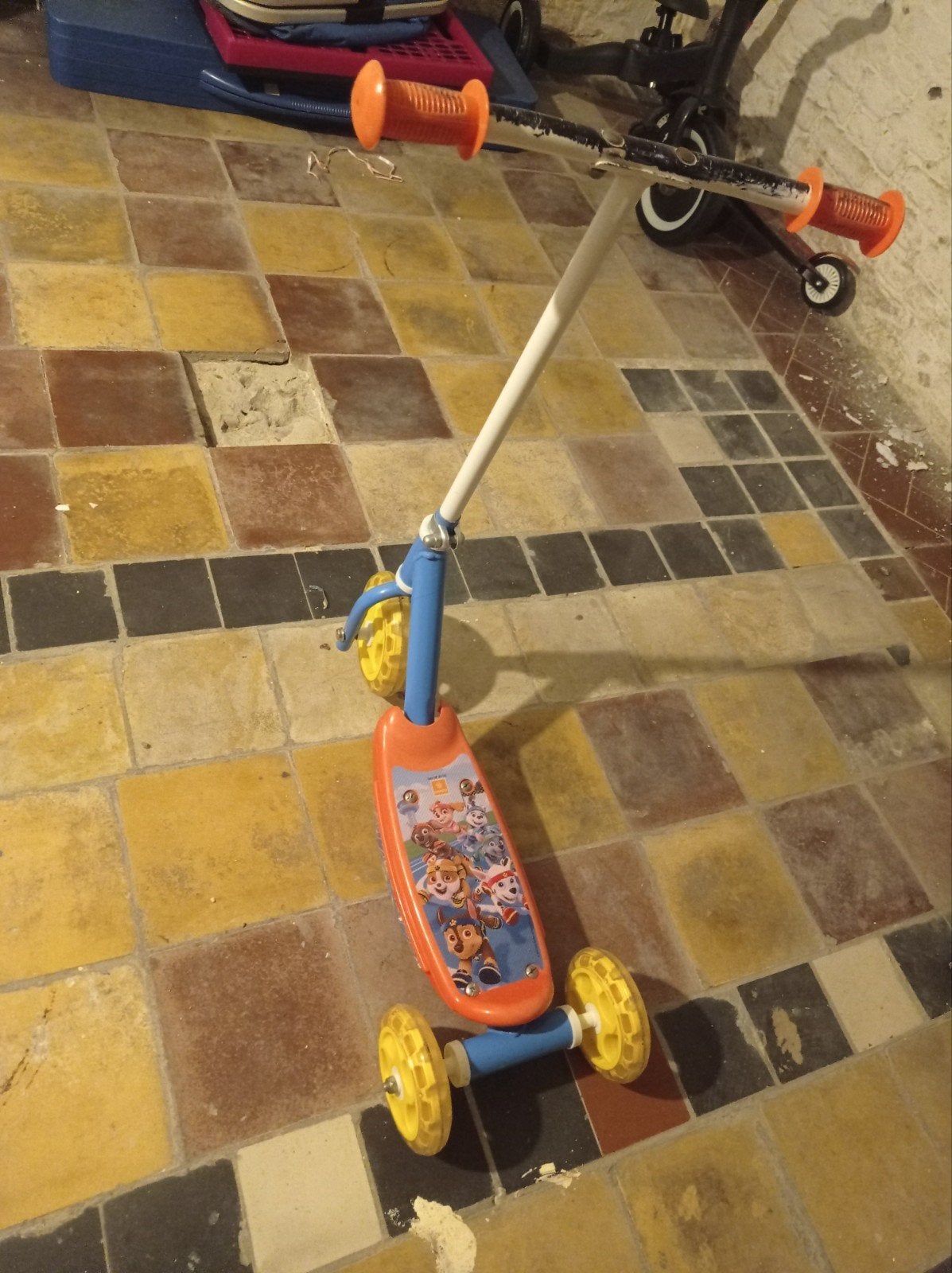 Paw patrol step, Ophalen