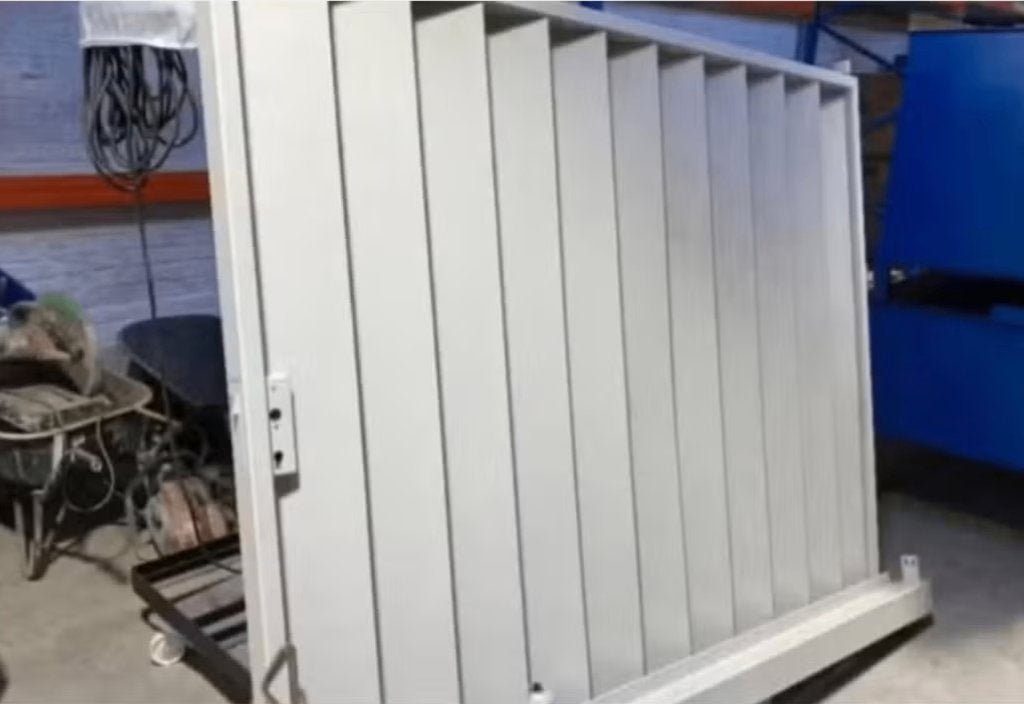 Moderne Stalen Poort, Tuin en Terras, Ophalen, Gebruikt