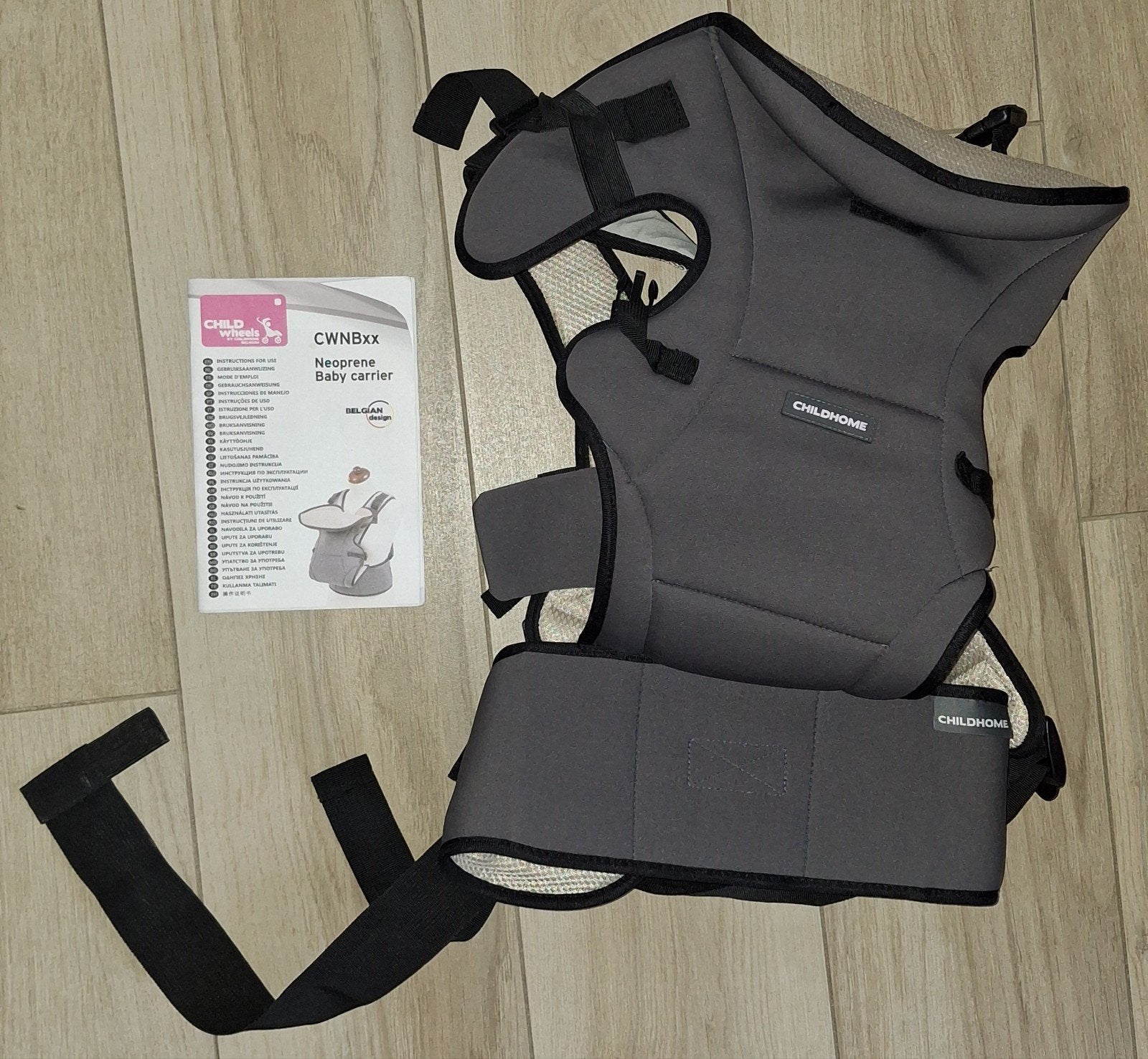 Childhome Neoprene Baby Draagzak (ook bekend als de WaterLan, Enfants & Bébés, Enlèvement ou Envoi, Ventre, Porte-bébé