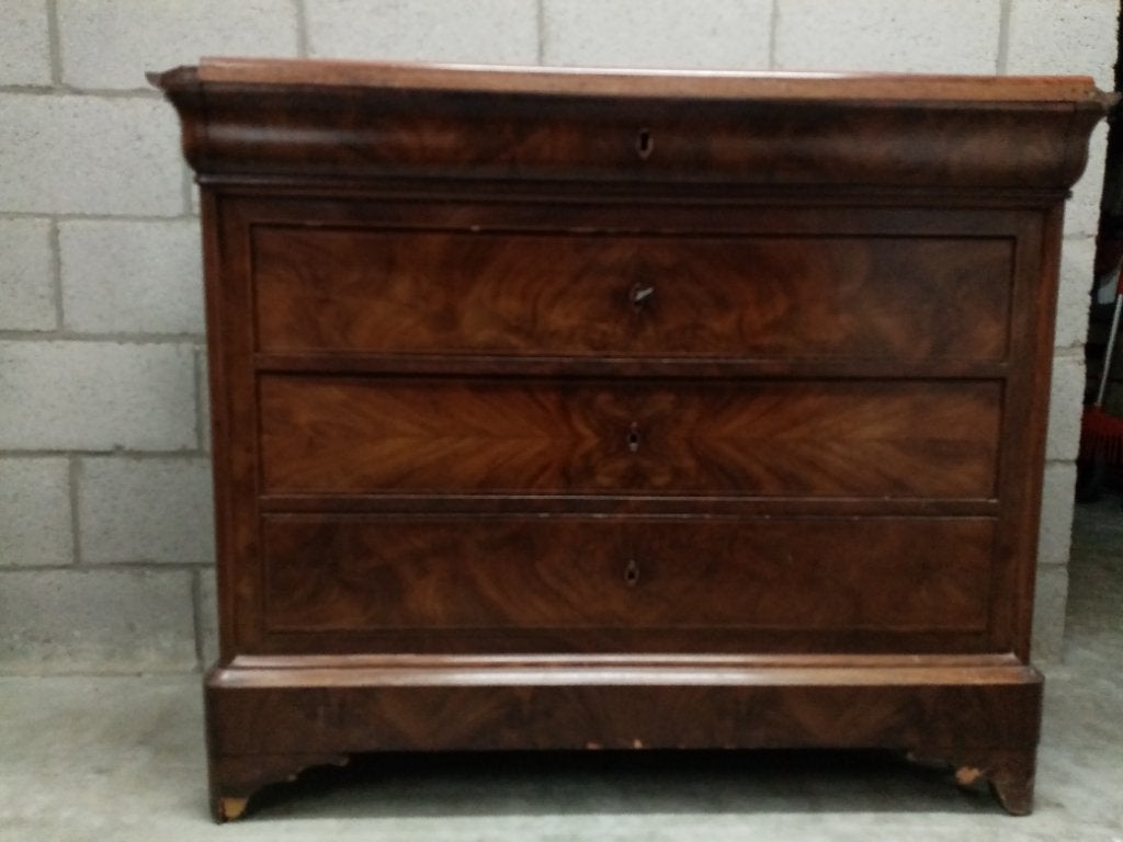 Antieke ladenkast mahonie, Ophalen