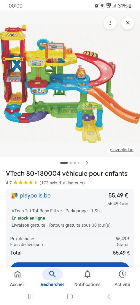 Tututbolide, Kinderen en Baby's, Speelgoed | Racebanen, Zelf te bouwen, Handmatig, Ophalen, Overige merken