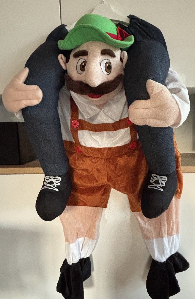 Verkleedkostuum 'Bavarian Beer Guy' (one size), Ophalen of Verzenden, Zo goed als nieuw, Kleding, Wicked Costumes