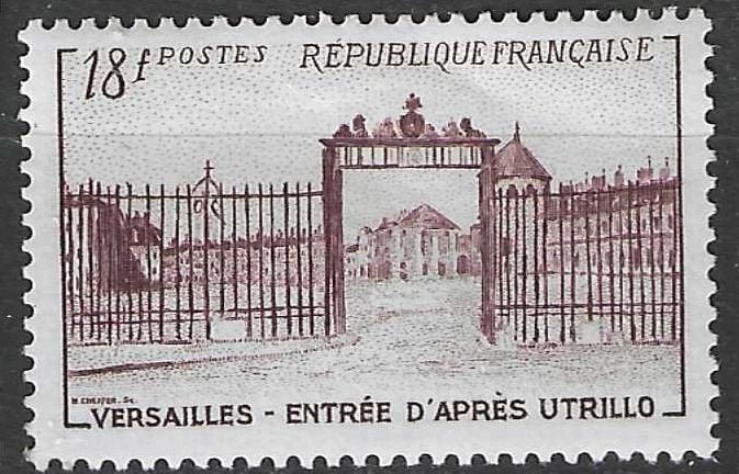 France 1953 - Yvert 939 - Château de Versailles (PF), Envoi, Non oblitéré