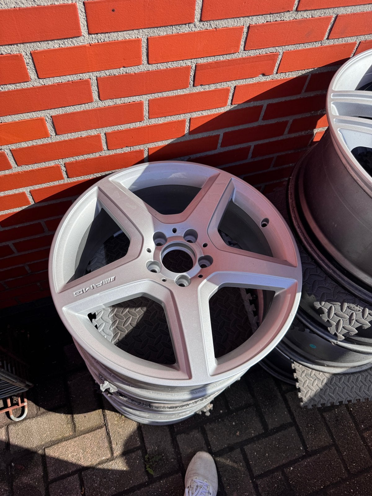Mercedes-Benz AMG velgen | 7Jx18 H2 ET49, Auto-onderdelen, Ophalen, 18 inch, Gebruikt, Velg(en)