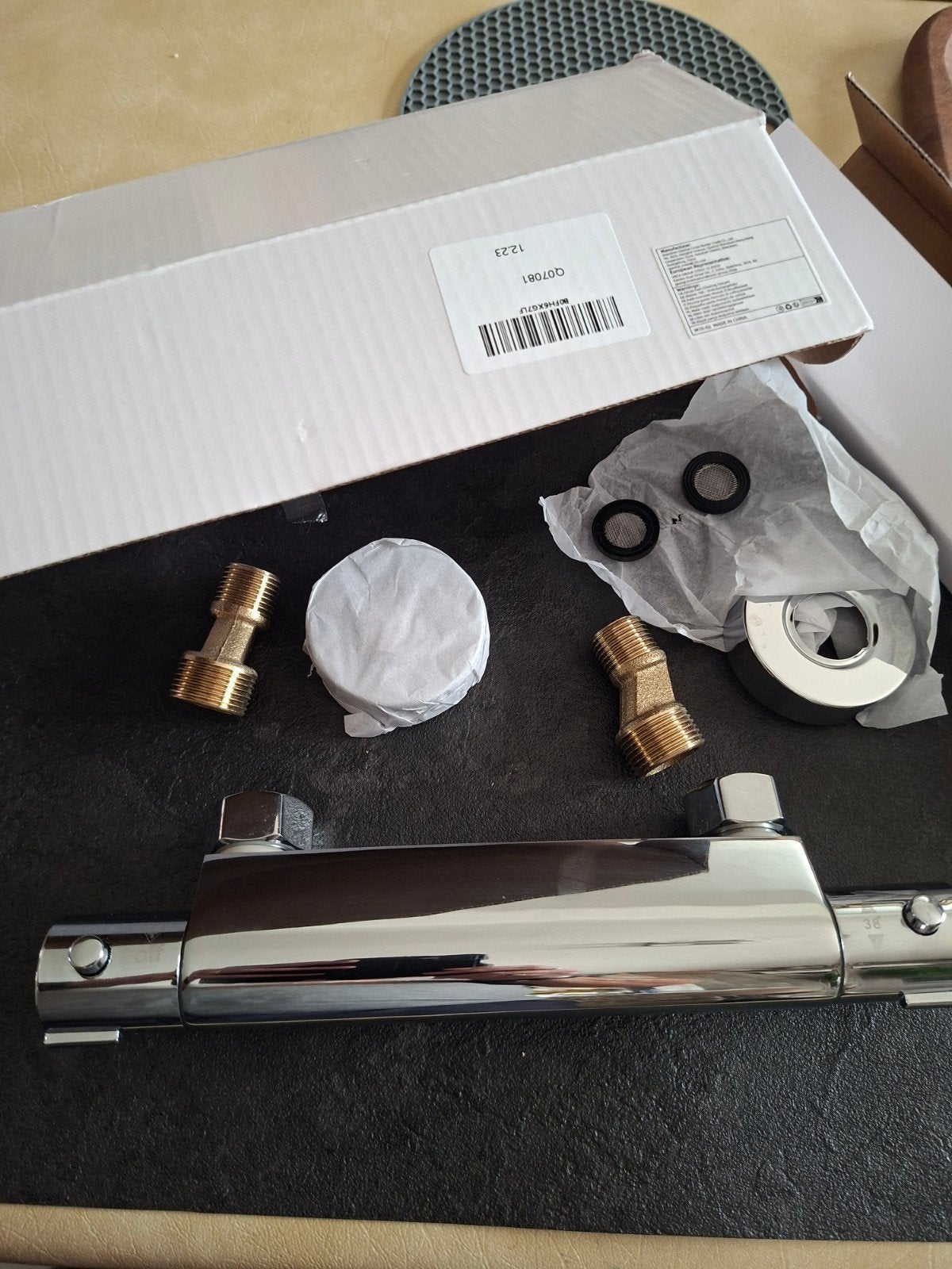 mitigeur douche thermostatique, Bricolage & Construction, Sanitaire, Enlèvement, Neuf, Chrome, Douche