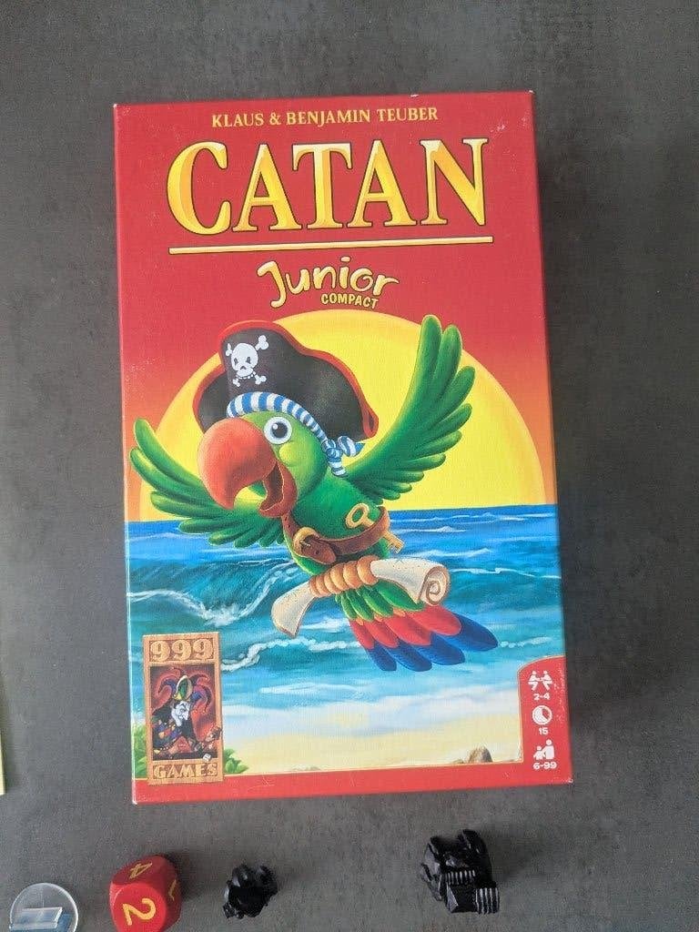 Speelgoed - spel Catan junior compact - 999 games, Hobby en Vrije tijd, Ophalen of Verzenden, Gebruikt, 999 games, Reisspel