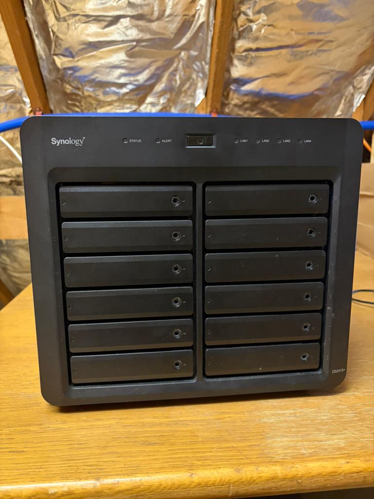 Synology DS2415+ nas, Computers en Software, NAS, Ophalen of Verzenden, Zo goed als nieuw