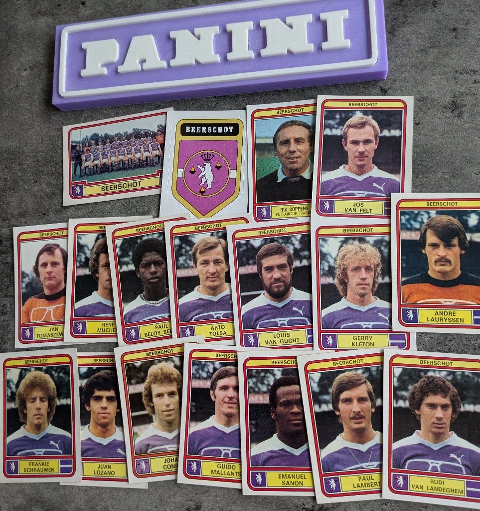 PANINI FOOTBALL 79 BEERSCHOT LOT  18 AUTOCOLLANTS FOOT 1979, Envoi, Neuf