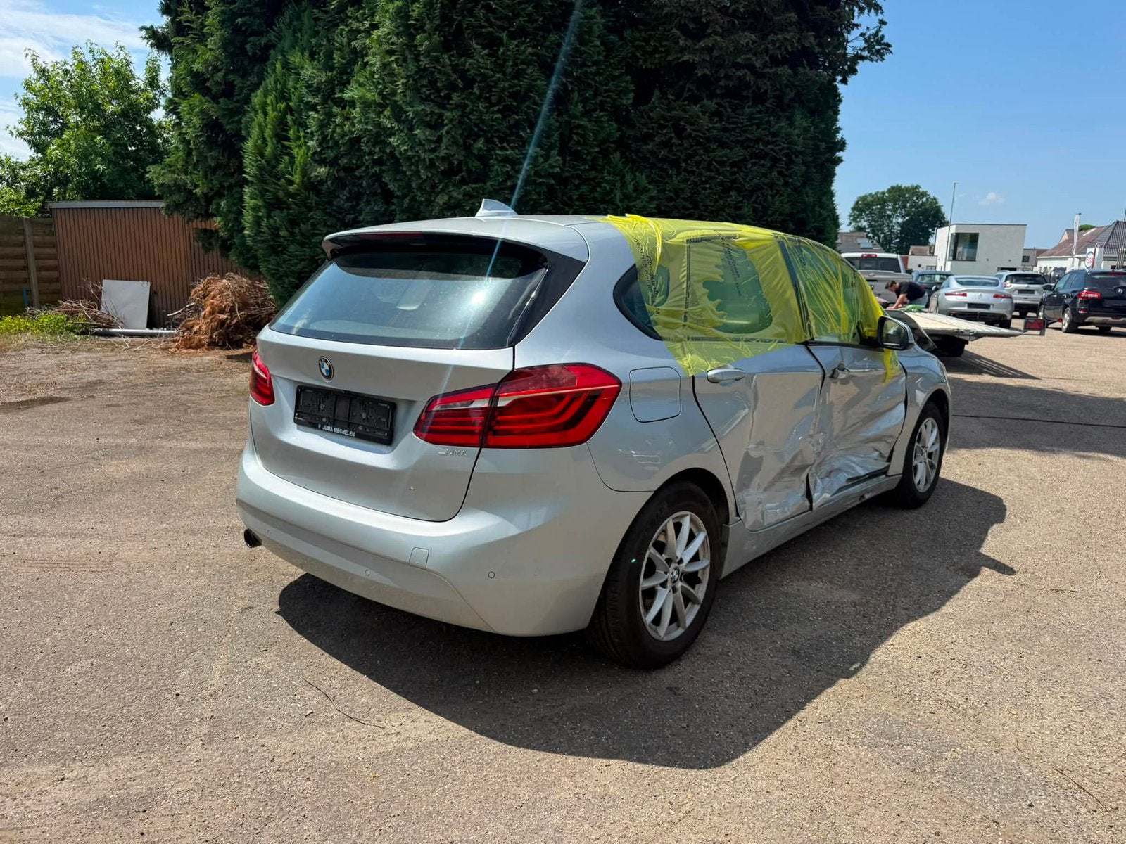 Bmw 218i accident 2017  86.000km benzine automaat, Auto's, BMW, Automaat, Euro 6, Bedrijf, 5 deurs