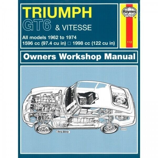 Werkplaats handboek HAYNES Triumph GT6, Auto-onderdelen, -, Overige automerken, -, Nieuw