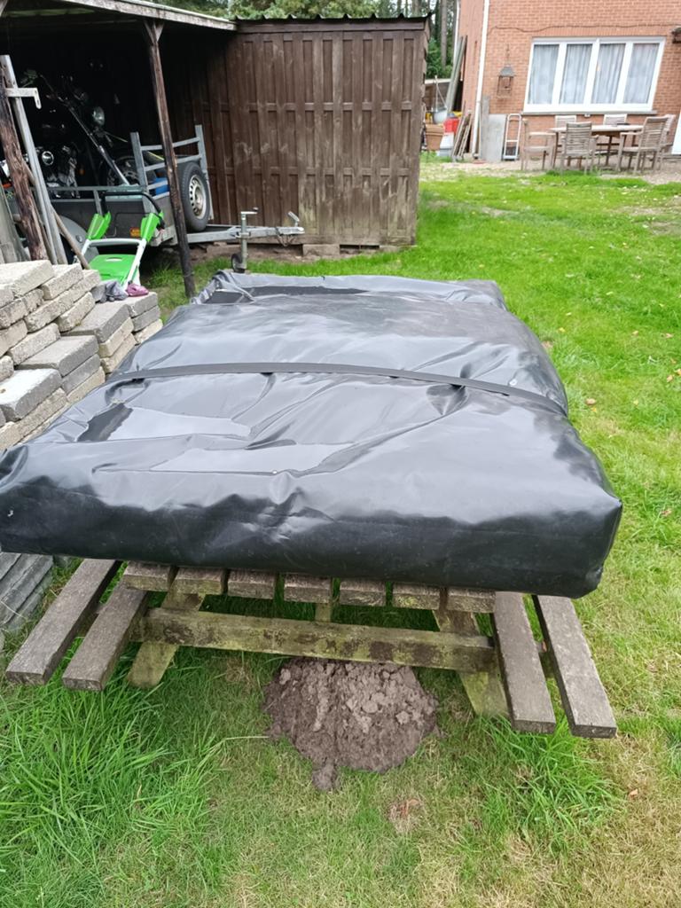 Daktent voor 2a3 personen, Ophalen