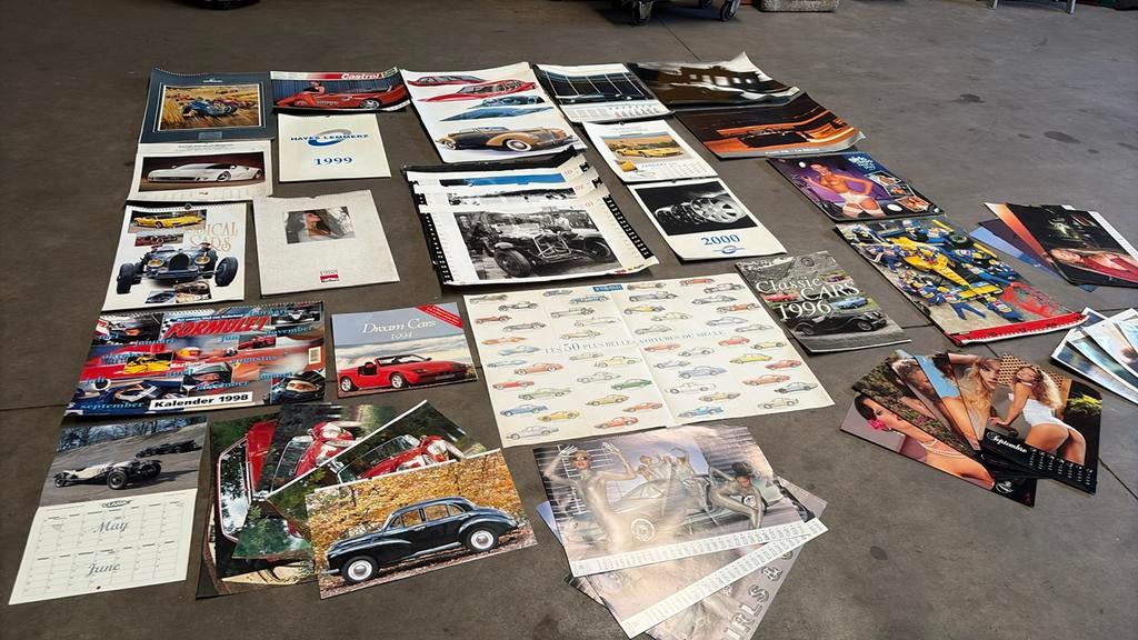Auto kalender  foto’s en onderdelen foto’s, Ophalen