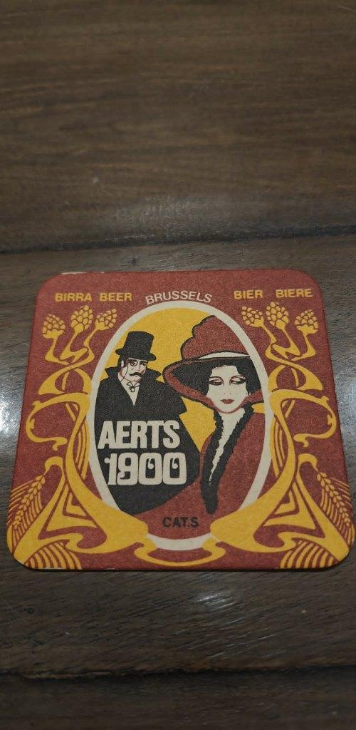 bierviltje Aerts 1900, Verzamelen, Ophalen of Verzenden, Zo goed als nieuw, Viltje(s), Overige merken