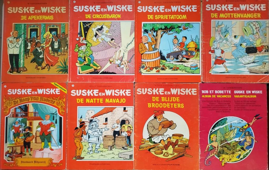Set van 6 Suske en Wiske strips en 2 speciale uitgaven., Enlèvement ou Envoi