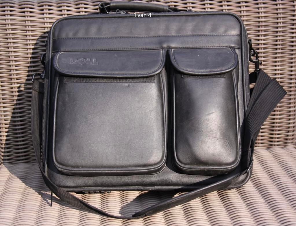 Lederen laptoptas, Ophalen, Zo goed als nieuw