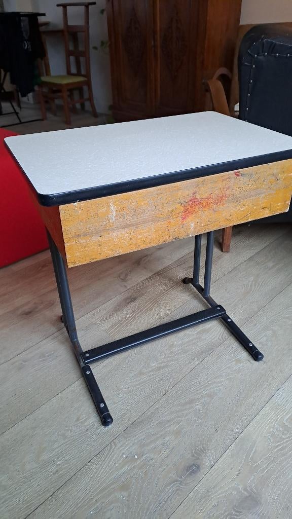 Vintage schooltafeltje met klep, Ophalen of Verzenden
