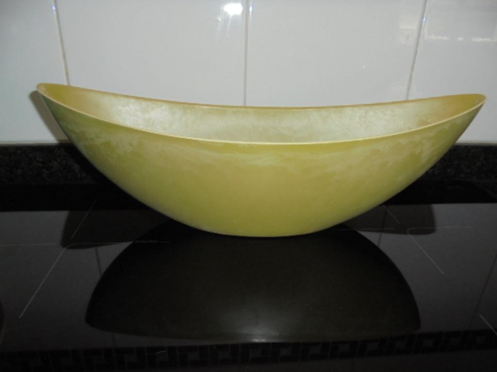 PLANTENBAK SCHUIT MAT APPELTJES GROEN 39 CM NIEUW, Kunststof, Minder dan 30 cm, Minder dan 60 cm, Nieuw