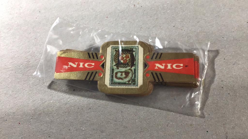 Nic sigarenbandjes, Ophalen of Verzenden, Zo goed als nieuw, Sigarenbandjes