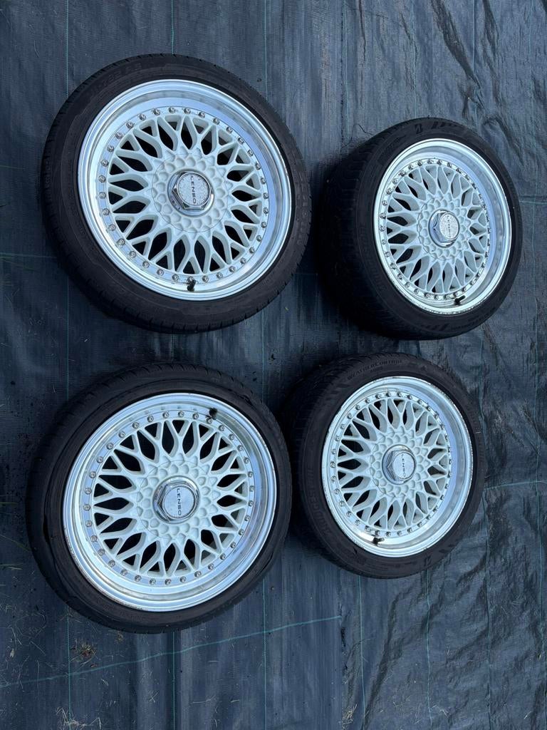Lenso BSX 17 inch 4x100mm, Enlèvement, 17 pouces, Pneu(s)