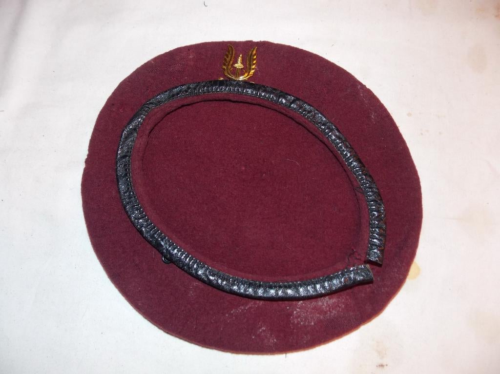 Belgische 1 ste para baret, Verzamelen, Militaria | Algemeen, Ophalen of Verzenden, Landmacht, Helm of Baret