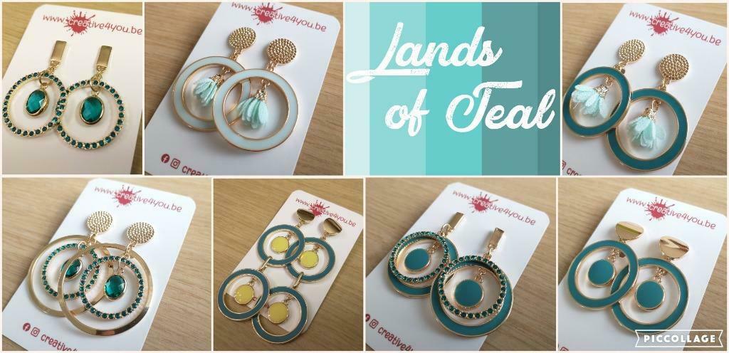 Collectie "Summer Vibes" 2022 - LANDS OF TEAL, Enlèvement ou Envoi, Neuf, Or, Puces ou Clous