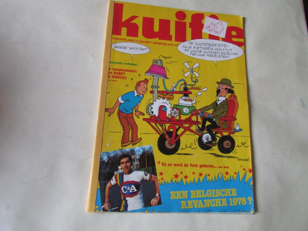 KUIFJE MAGAZINE, weekblad 1978 met Eddy Merckx, Livres, BD, Utilisé, Une BD, Enlèvement ou Envoi