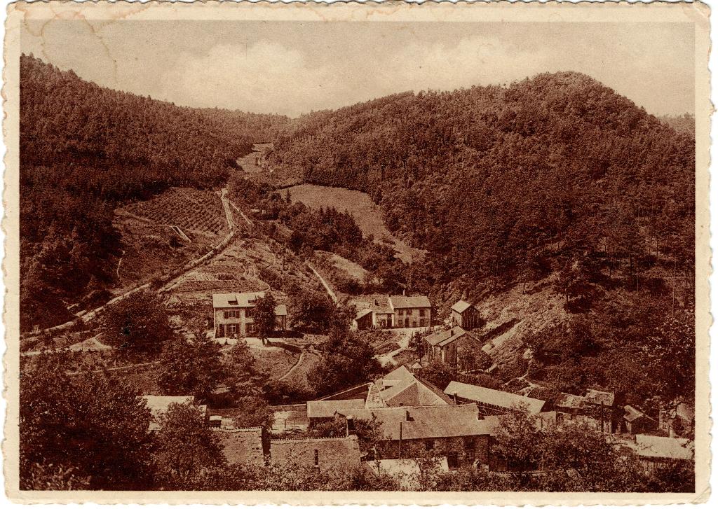 Bohan-sur-Semois Vue sur le chemin vers Bois Jean, Verzenden, 1920 tot 1940, Ongelopen, Namen