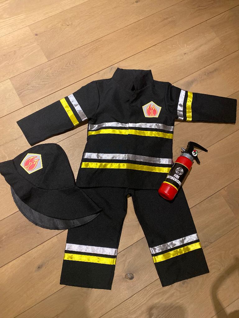 Verkleedpak brandweerman 98-104, Ophalen