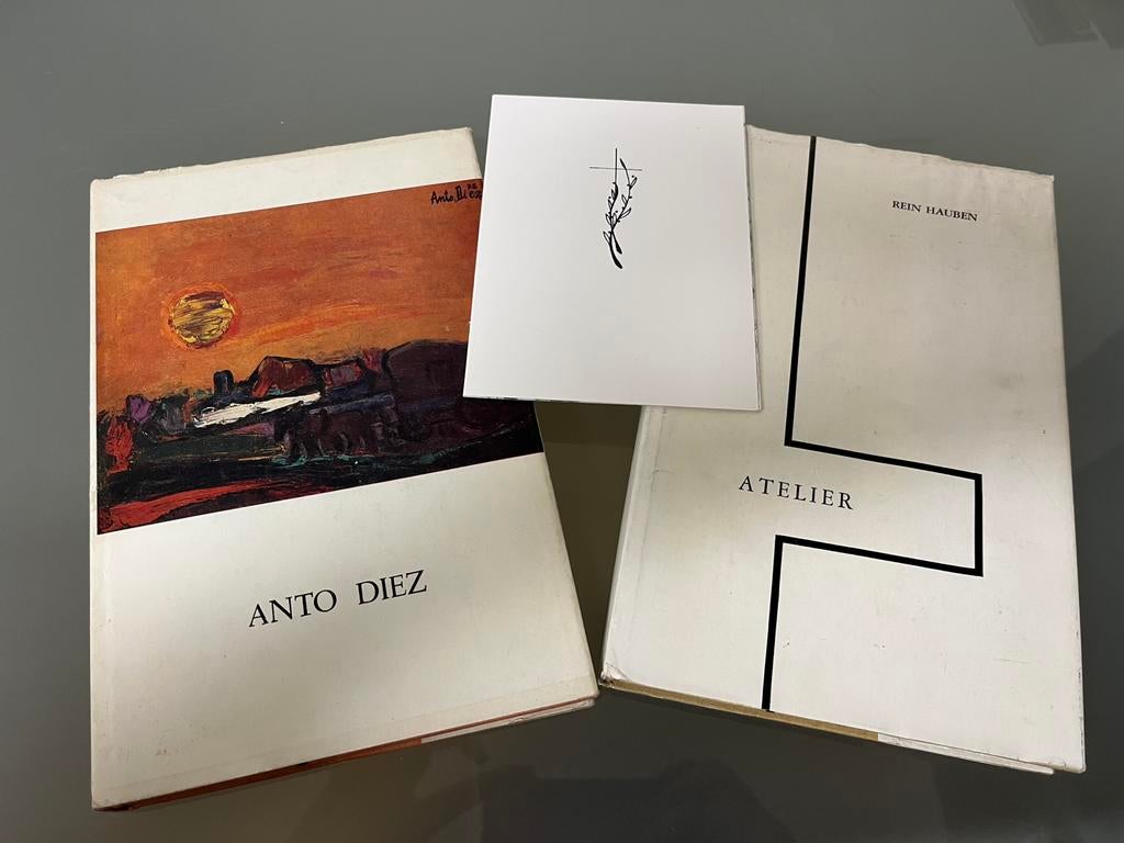 Anto Diez - boeken en doodskaartje, Ophalen of Verzenden, Gelezen
