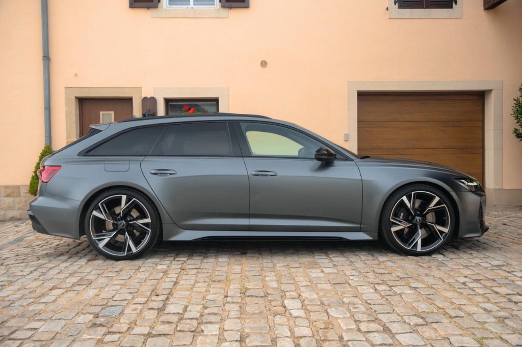 Audi RS6 Pack Dynamique/RS Design/ACC/360/HUD/SoftClose/B&O, Autos, Cuir, Argent ou Gris, 3996 cm³, Euro 6