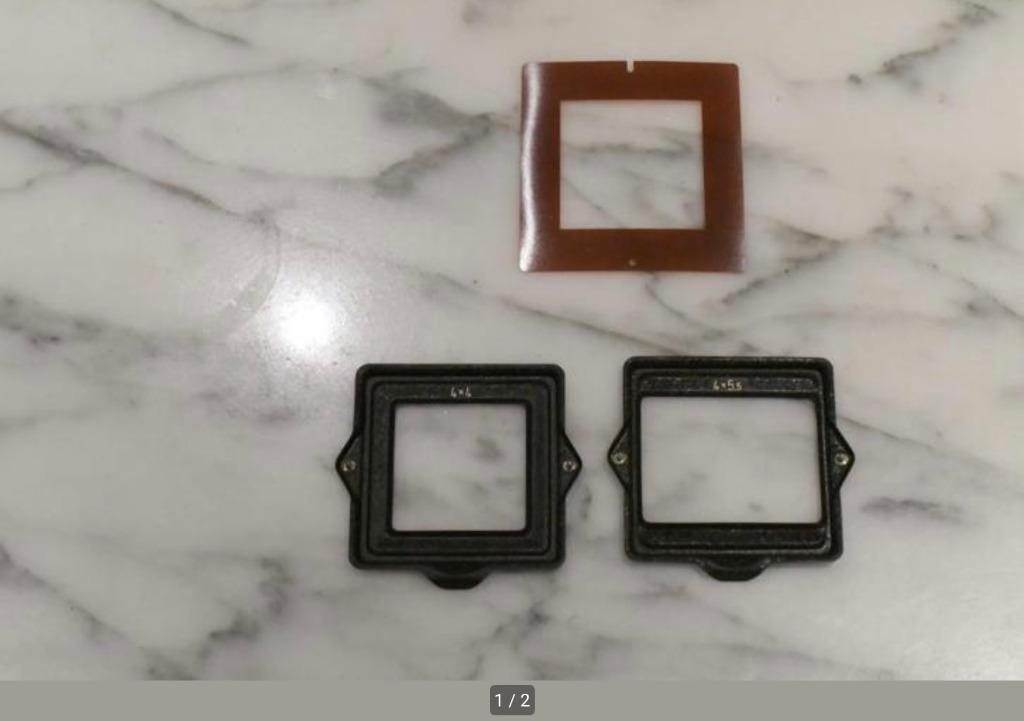 Rolleiflex 16 masker 4 X4 en 4 X5.5 met etui., Ophalen of Verzenden, Gebruikt, Overige typen