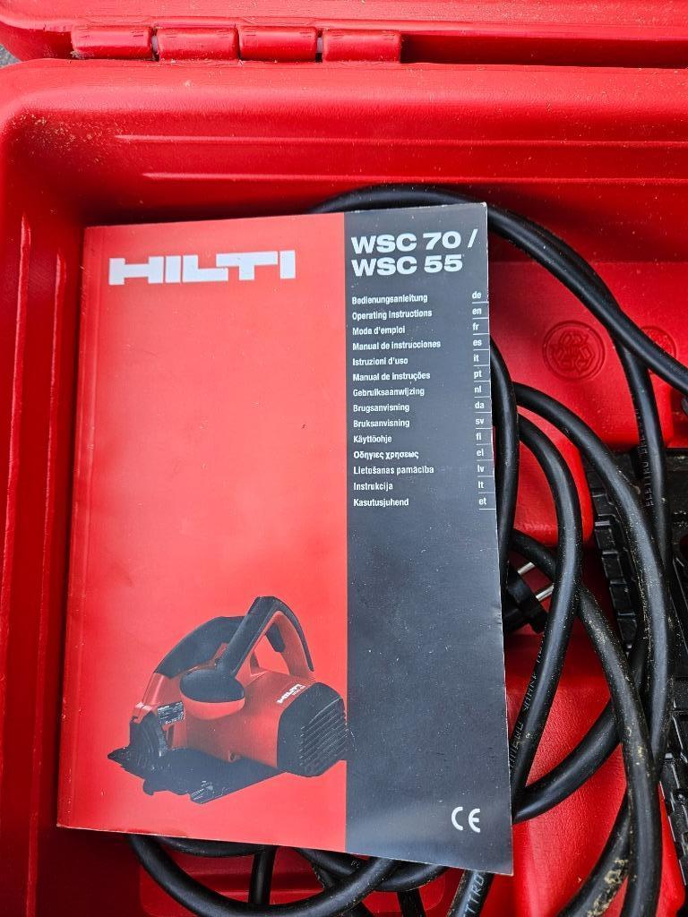 Scie circulaire Hilti Wsc70, Ophalen, Cirkelzaag, Hilti, Zo goed als nieuw