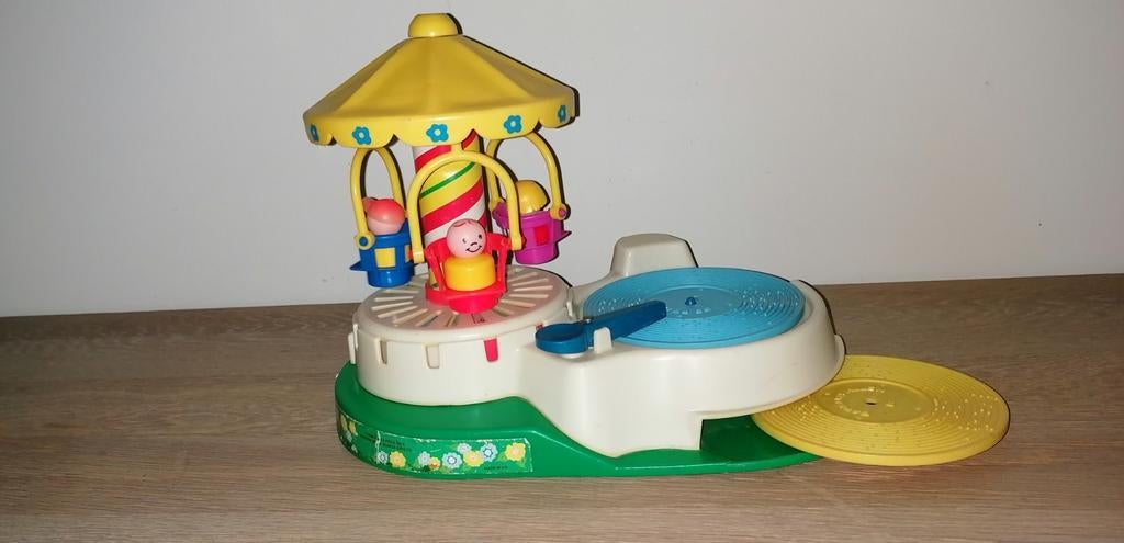 Fisher Price Change-A-Tune Carousel Little People #170, Kinderen en Baby's, Ophalen of Verzenden, Gebruikt, Met geluid