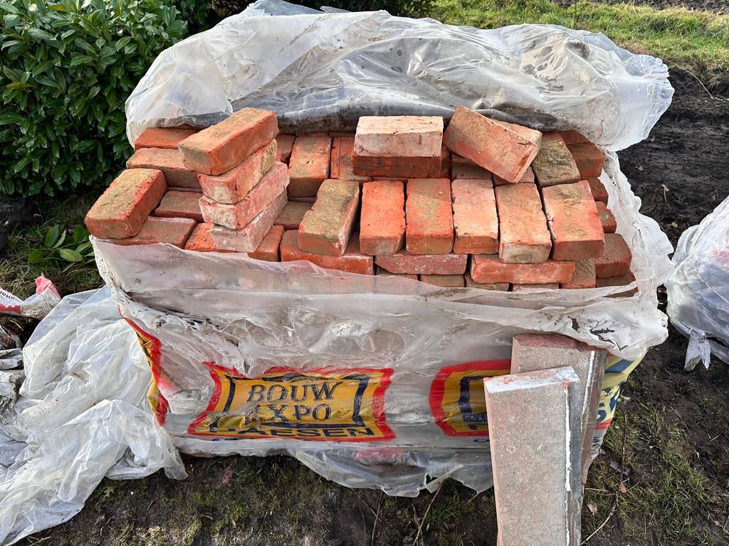 oude beerse bakstenen, Doe-het-zelf en Bouw, Ophalen, Zo goed als nieuw, Bakstenen