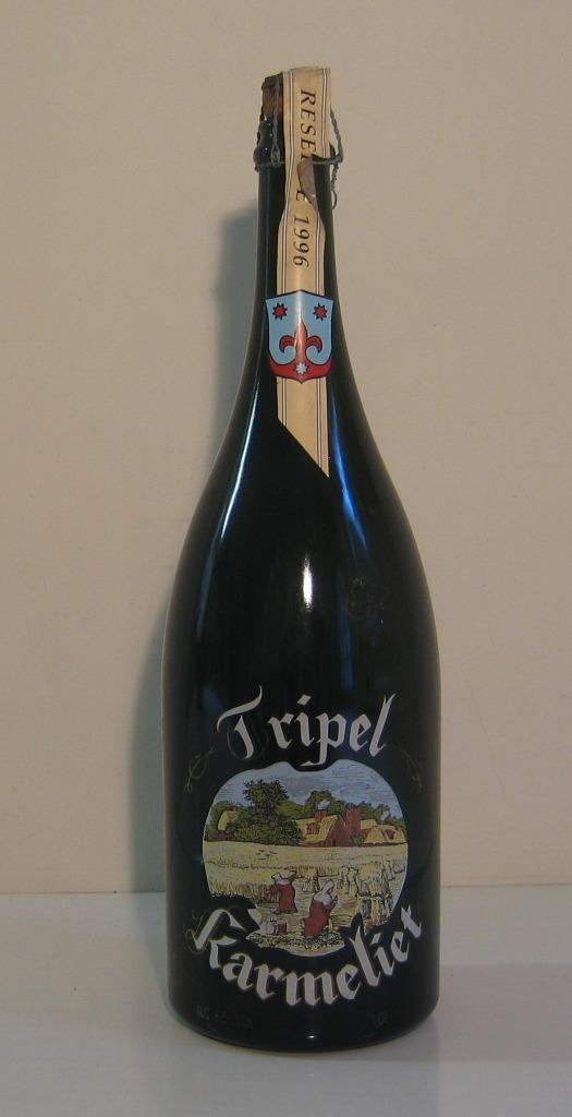 ANCIENNE BOUTEILLE DE BIÈRE TRIPLE CARMÉLITE 1500 ml (275), Enlèvement, Utilisé, Bouteille(s), Autres marques