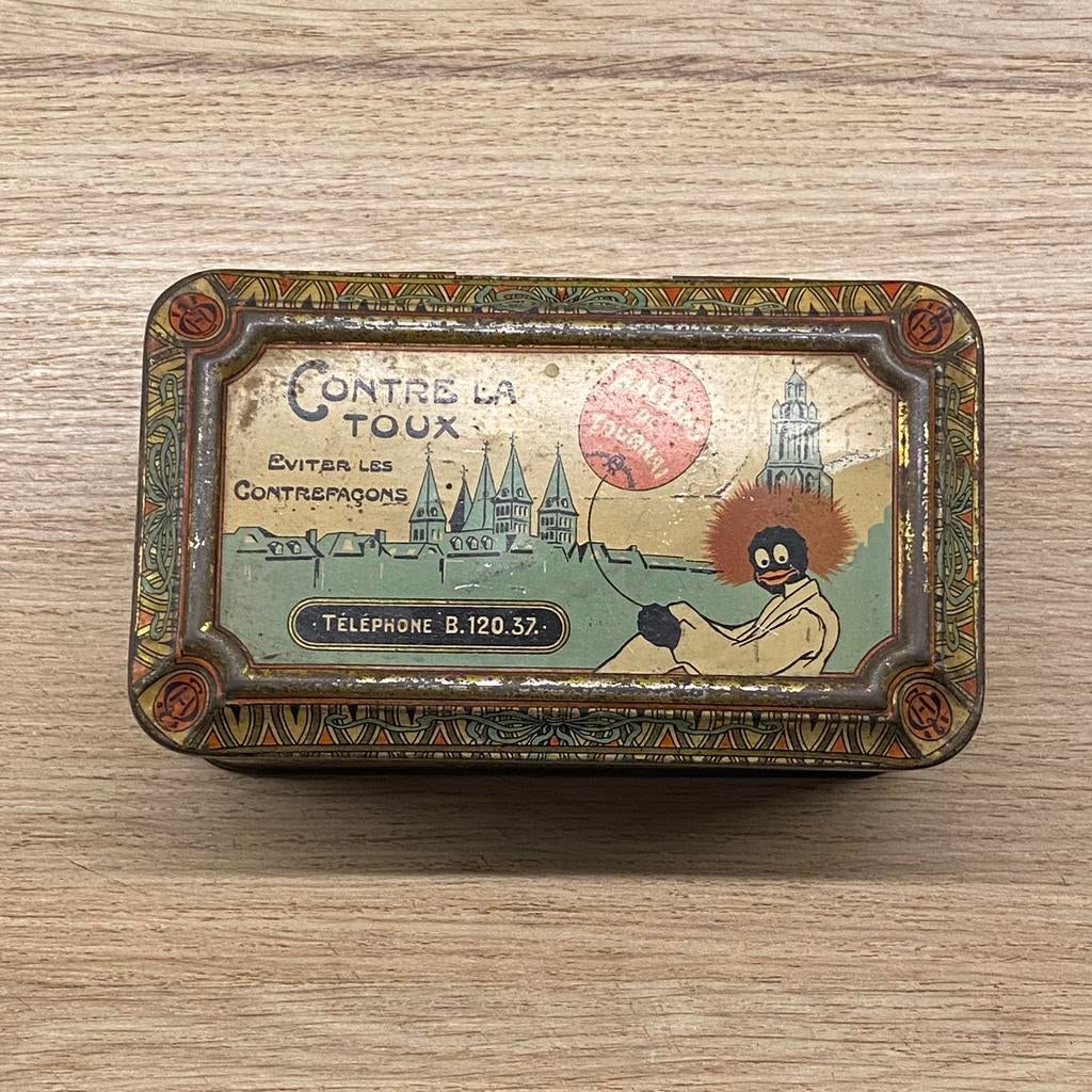 Ancienne boite Ballons de Tournai, début 20eme, Enlèvement ou Envoi