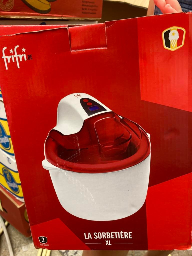 Frifri ijsmachine xl nieuw ongebruikt, Elektronische apparatuur, Ophalen, Nieuw