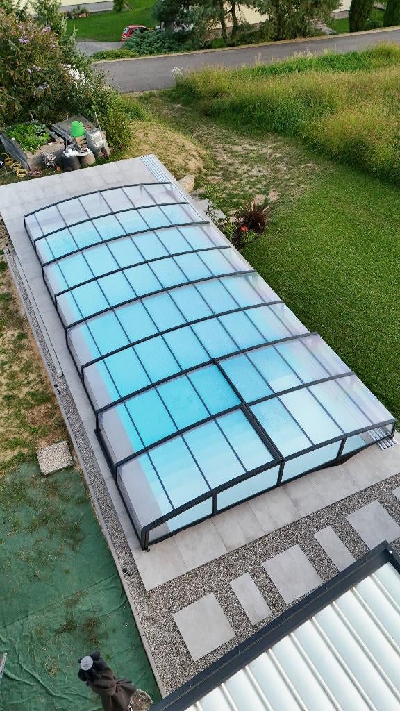 Zwembadoverdekking / pool cover 3,7x8,5x0,8 m , kleur DB703, Tuin en Terras, Ophalen of Verzenden, Nieuw, Overige typen