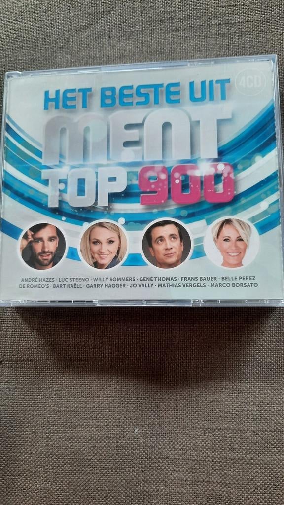 4CD Ment top 900, Cd's en Dvd's, Ophalen of Verzenden, Zo goed als nieuw, Nederlandstalig