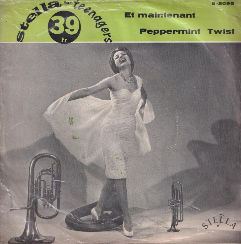 Cydi Hitt – Peppermint twist / Jean Chabrier – Et maintenant, Cd's en Dvd's, Vinyl Singles, Gebruikt, Pop, Ophalen of Verzenden