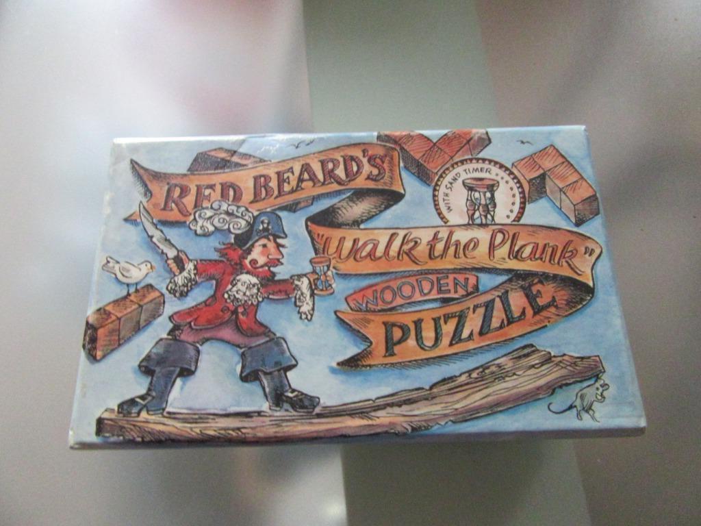 marcher sur la planche le puzzle de Barberousse jeu en bois, Ophalen, Nieuw, Van hout