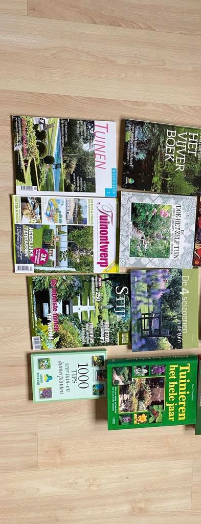 Boeken tuinieren per pakket van 8 - af te halen Vichte, Ophalen of Verzenden, Zo goed als nieuw