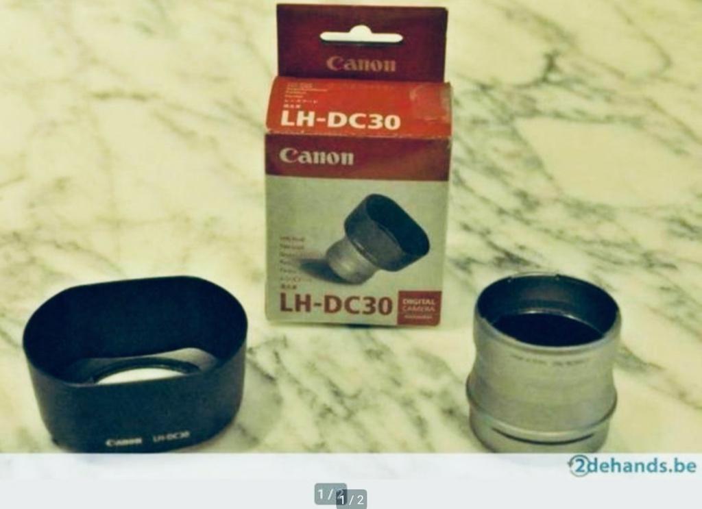 Canon zonnekap LH-DC30 voor Canon G6, Ophalen of Verzenden, Zo goed als nieuw, Overige typen