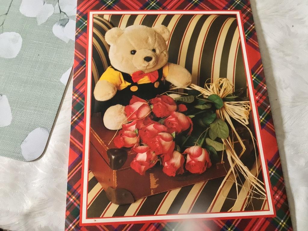 Papeterie ours Five Seasons avec roses, Collections, Enlèvement ou Envoi, Neuf