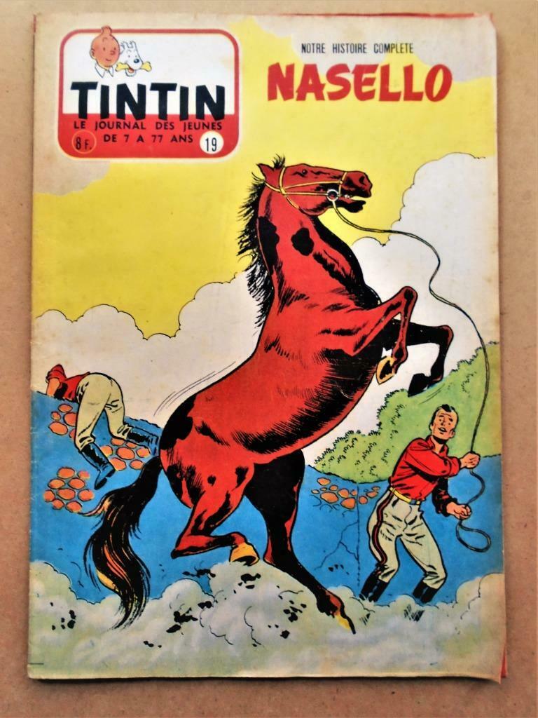 Tintin, Le Journal des Jeunes de 7 à 77 ans - 1956 - n°19, Livres, Journaux & Revues, Enlèvement ou Envoi, Utilisé, Autres types