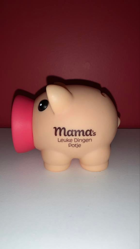 Spaarpot “mama’s leuke dingen potje”, Ophalen of Verzenden, Nieuw, Kunststof, Dier