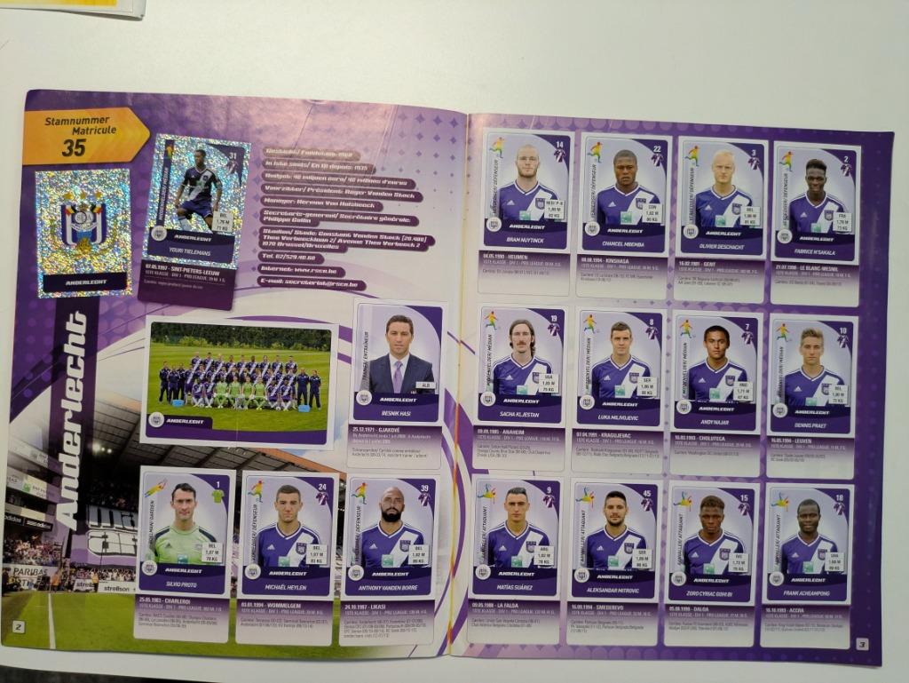 ALBUM D'AUTOCOLLANTS PANINI FOOTBALL 2015 PRO LEAGUE, Envoi, Neuf, Autocollant